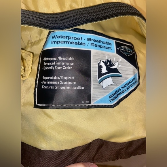 Women’s Columbia waterproof breathable omnitech brown winter Ski Jacket Sz Large - Picture 7 of 17